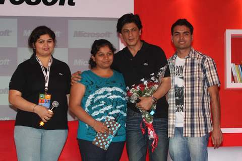 Shahrukh Khan at Don 2 Microsoft promotions at Taj Lands End