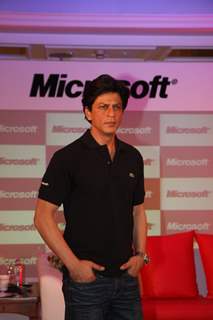 Shahrukh Khan at Don 2 Microsoft promotions at Taj Lands End