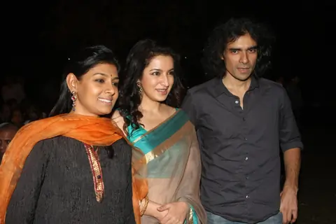 Nandita Das, Tisca Chopra & Imtiaz Ali at Launch of Devdas dialogue book at Mehboob Studios in Bandr