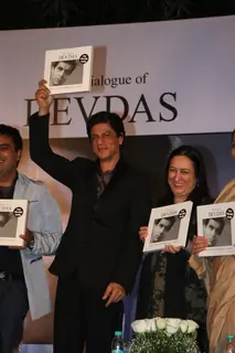 Shah Rukh Khan at Launch of Devdas dialogue book at Mehboob Studios in Bandra, Mumbai