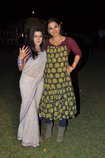 Vidya Balan promote Kahani on the sets of Uttran