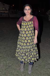 Vidya Balan promote Kahani on the sets of Uttran