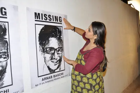 Vidya Balan promote Kahani on the sets of Uttran
