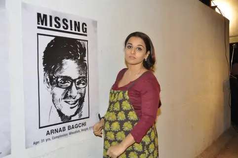 Vidya Balan promote Kahani on the sets of Uttran