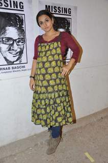 Vidya Balan promote Kahani on the sets of Uttran