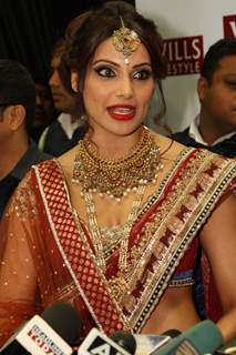 Bollywood actress Bipasha Basu , at the Wills Lifestyle India Fashion week 2012,in New Delhi on Saturday. .