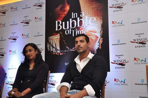 John Abraham launch Susy Matthew's book 'In a Bubble of Time' in Bandra, Mumbai