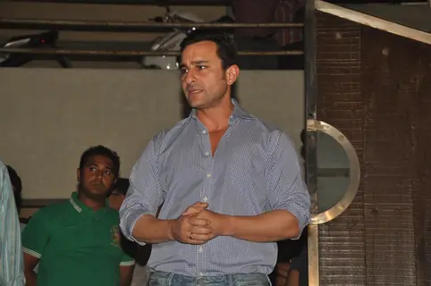 Saif Ali Khan holds a press conference on the issue of his arrest & subsequent bail in the Iqbal Sharma assault case at his house in Bandra, Mumbai