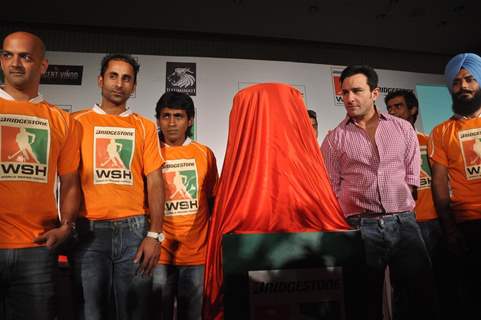 Saif Ali Khan at WSH Hockey press meet at Trident