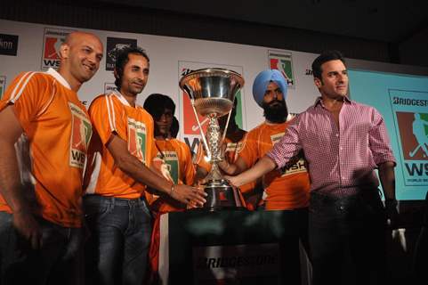 Saif Ali Khan at WSH Hockey press meet at Trident