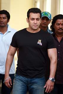 Salman Khan at the launch of HISTORY TV 18’s three initiatives in Mumbai