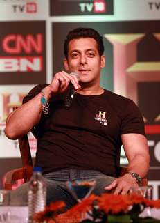 Salman Khan at the launch of HISTORY TV 18’s three initiatives in Mumbai