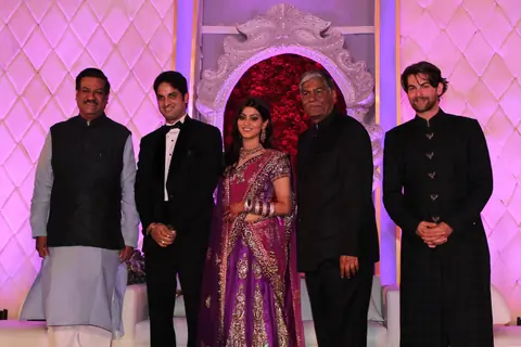 Neil Nitin Mukesh at Vikas Kalantri's wedding reception. .