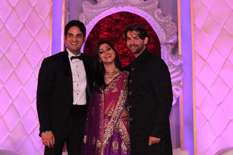 Neil Nitin Mukesh at Vikas Kalantri's wedding reception. .