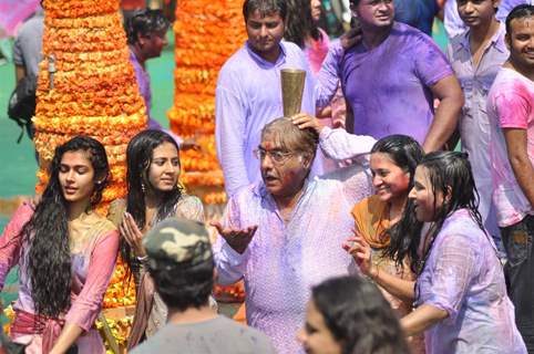 Colors Channel TV serials Artist celebrate Holi