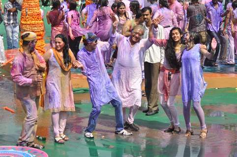 Colors Channel TV serials Artist celebrate Holi