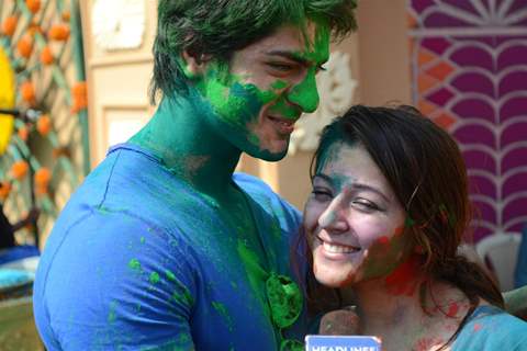 Colors Channel TV serials Artist celebrate Holi