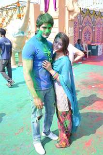 Colors Channel TV serials Artist celebrate Holi