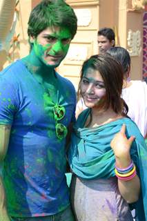 Colors Channel TV serials Artist celebrate Holi