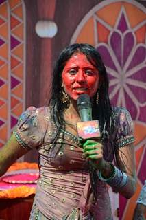 Colors Channel TV serials Artist celebrate Holi