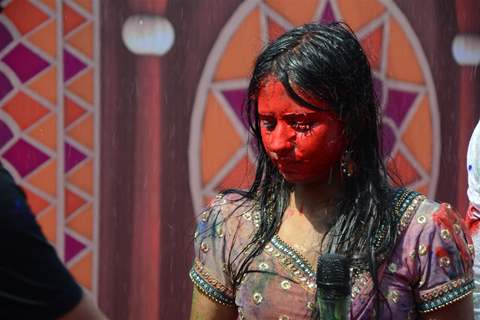 Colors Channel TV serials Artist celebrate Holi