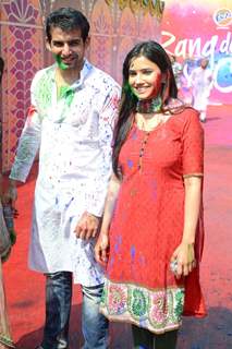 Colors Channel TV serials Artist celebrate Holi