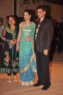 Celebs at Honey Bhagnani wedding reception. .