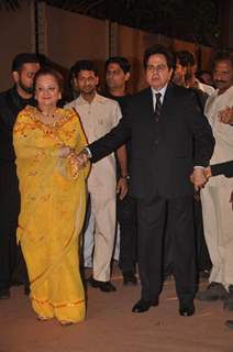 Dilip Kumar and Saira Banu at Honey Bhagnani wedding reception. .