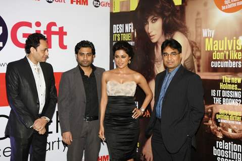 Chitrangada Singh launches the ITZ gift card at the FHM cover success party at Escobar in Bandra, Mumbai