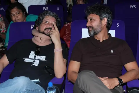 Amol Gupte at PVR Nest screening. .