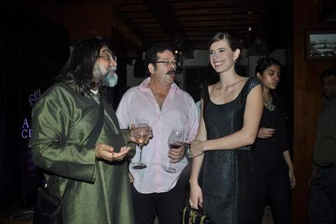 Kalki Koechlin unveils the premier luxury collection of Hidesign which has been designed by Alberto Ciaschini at Bungalow 9 in Mumbai