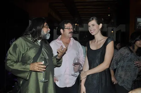 Kalki Koechlin unveils the premier luxury collection of Hidesign which has been designed by Alberto Ciaschini at Bungalow 9 in Mumbai