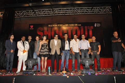 Celebs at the launch of film &quot;Shootout&quot; at Wadala Bandra. .