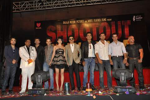 Celebs at the launch of film &quot;Shootout&quot; at Wadala Bandra. .