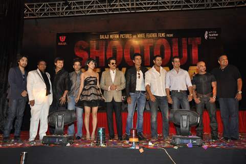 Celebs at the launch of film &quot;Shootout&quot; at Wadala Bandra. .