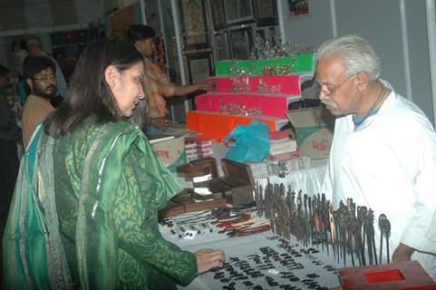 Shabana Azmi at Craft exhibition at Kaifi Azmi park. .