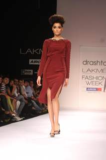 Celebs at Drashta Sarvaiya show at Lakme Fashion Week 2012 Day 1