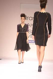 Celebs at Drashta Sarvaiya show at Lakme Fashion Week 2012 Day 1