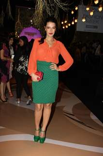 Celebs at Vikram Phadnis' show at Lakme Fashion Week 2012 - Day 1