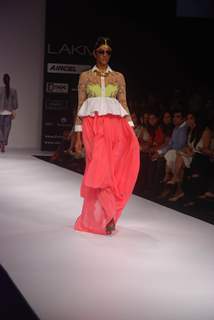 Gen Next show at Lakme Fashion Week day 1 at Grand Hyatt in Mumbai. .