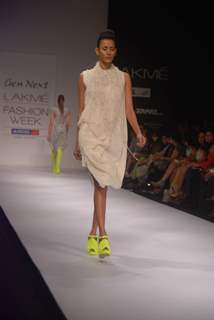 Gen Next show at Lakme Fashion Week day 1 at Grand Hyatt in Mumbai. .