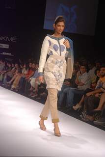 Gen Next show at Lakme Fashion Week day 1 at Grand Hyatt in Mumbai. .