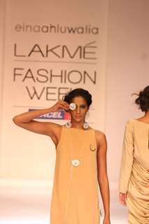 Eina Ahluwalia Show at Lakme Fashion Week Summer / Resort 2012