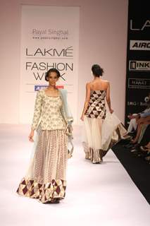 Payal Singhal Show at Lakme Fashion Week Summer / Resort 2012