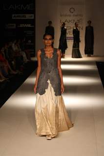 Krishna Mehta Show at Lakme Fashion Week Summer / Resort 2012