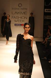 Krishna Mehta Show at Lakme Fashion Week Summer / Resort 2012