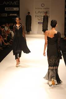 Krishna Mehta Show at Lakme Fashion Week Summer / Resort 2012