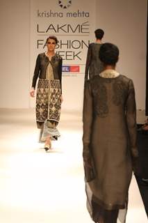 Krishna Mehta Show at Lakme Fashion Week Summer / Resort 2012