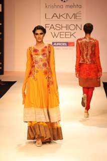 Krishna Mehta Show at Lakme Fashion Week Summer / Resort 2012