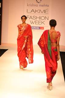 Krishna Mehta Show at Lakme Fashion Week Summer / Resort 2012